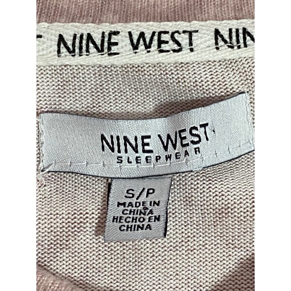 New Nine West Oh So Soft Sleepwear Top Cobra Pink Women’s Size Small Long Sleeve - Picture 4 of 11